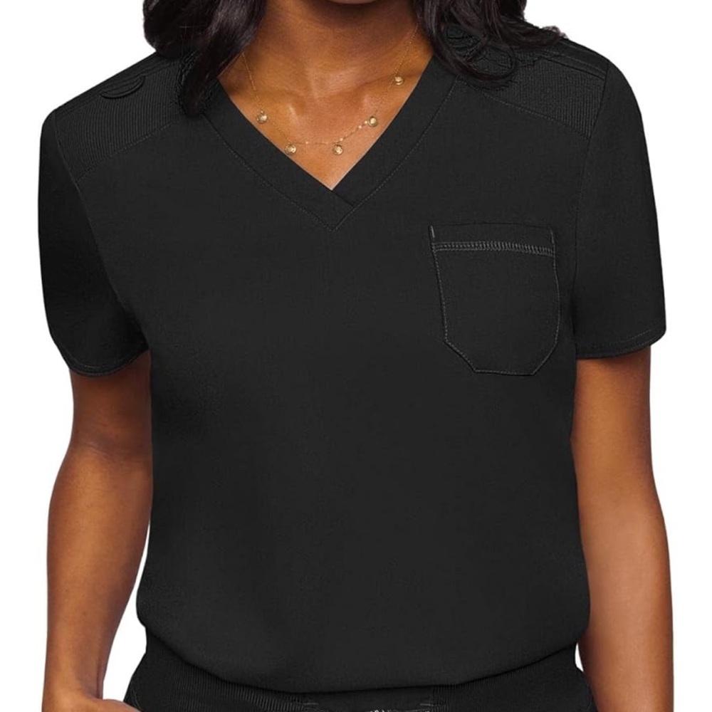 NWT: Med Couture Women's V-Neck Scrub Top.